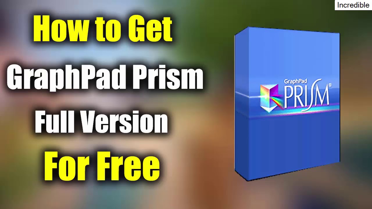 Graphpad prism software, free download